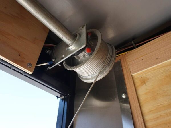 7x12 Enclosed Trailer Silver V-Nose Blackout Package 3,500lb Axle Storage - Image 15
