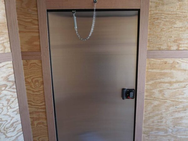 7x12 Enclosed Trailer Silver V-Nose Blackout Package 3,500lb Axle Storage - Image 20