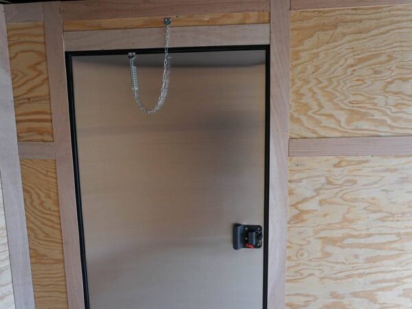 7x12 Enclosed Trailer Black V-Nose Blackout Package 3,500lb Axle Storage - Image 18