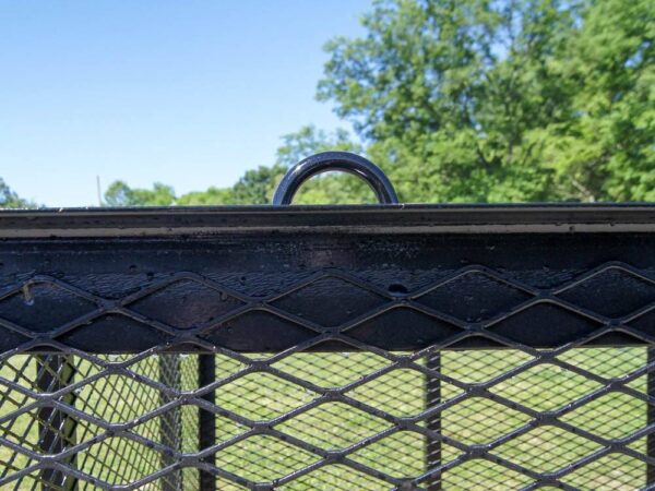 6.4x14 Straight Deck Utility Trailer 4ft Mesh Sides (2) 3500lb Axles - Image 11