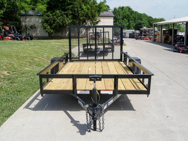 6.4x12 Straight Deck Utility Trailer 3,500lb Axles Tall Gate - Image 2