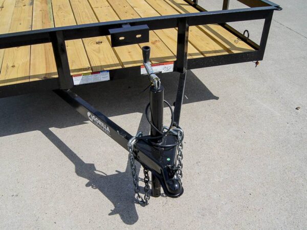 6.4x12 Straight Deck Utility Trailer 3,500lb Axles Tall Gate - Image 8