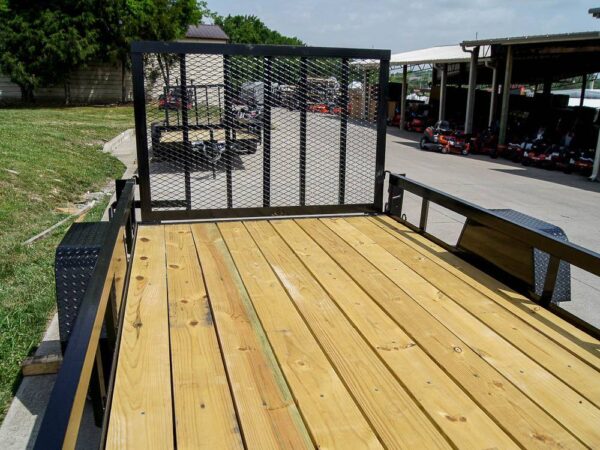 6.4x12 Straight Deck Utility Trailer 3,500lb Axles Tall Gate - Image 12