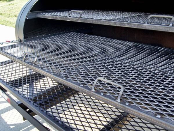 250 Gallon Pull-Behind BBQ Smoker Single Door with Counterweight 3500lb Axle - Image 22