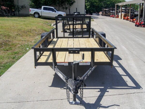 5x12 Powder Coated Dovetail Utility Trailer 3500lb Axle - Image 3