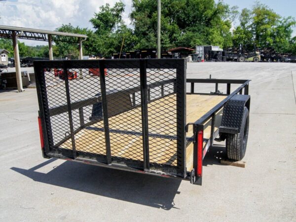 5x12 Powder Coated Dovetail Utility Trailer 3500lb Axle - Image 6