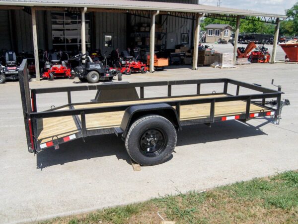 5x12 Powder Coated Dovetail Utility Trailer 3500lb Axle - Image 7