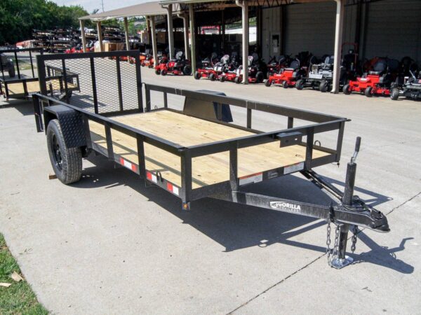 5x12 Powder Coated Dovetail Utility Trailer 3500lb Axle