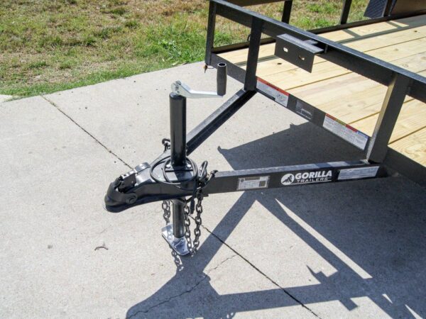 5x12 Powder Coated Dovetail Utility Trailer 3500lb Axle - Image 8