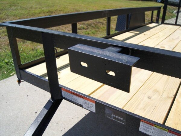 5x12 Powder Coated Dovetail Utility Trailer 3500lb Axle - Image 9