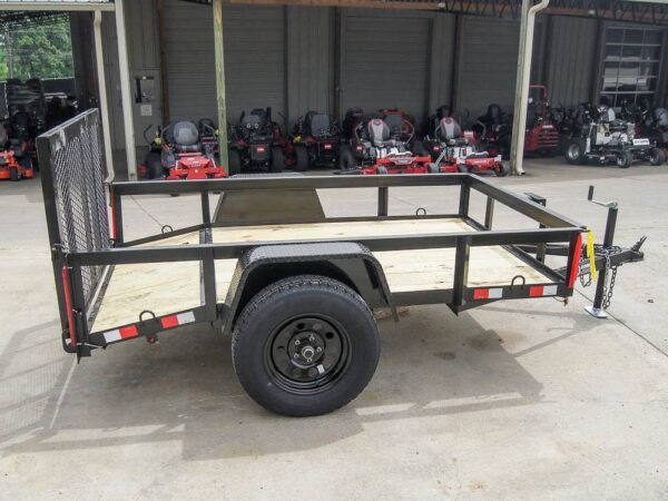 5x8 Powder Coated Dovetail Utility Trailer Single 3,500lb Axle