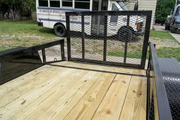 5x8 Powder Coated Dovetail Utility Trailer Single 3,500lb Axle - Image 10
