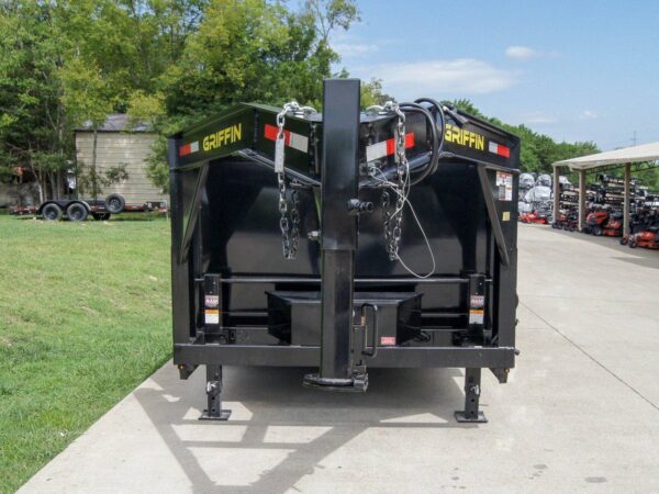 7x12 Gooseneck Hydraulic Dump Trailer with 4ft Side (2) 6K Axles - Image 3