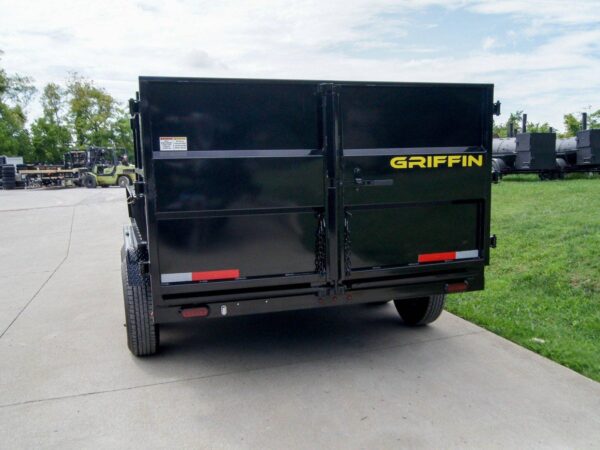 7x12 Gooseneck Hydraulic Dump Trailer with 4ft Side (2) 6K Axles - Image 6