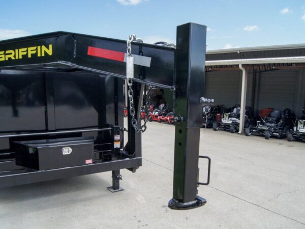 7x12 Gooseneck Hydraulic Dump Trailer with 4ft Side (2) 6K Axles - Image 14