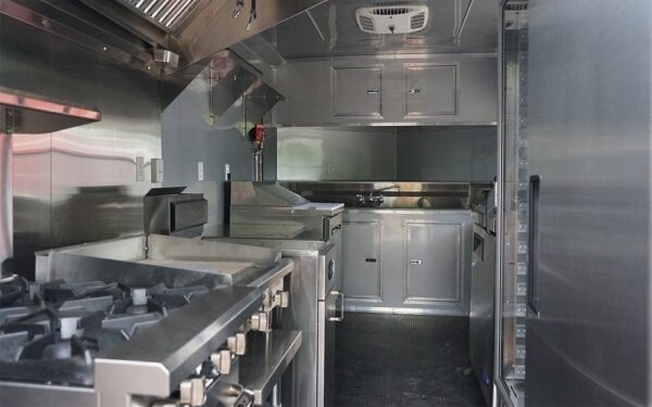 8.5' x 16' Charcoal Gray Concession Trailer with Appliances - Image 16
