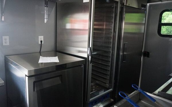 8.5' x 16' Charcoal Gray Concession Trailer with Appliances - Image 21