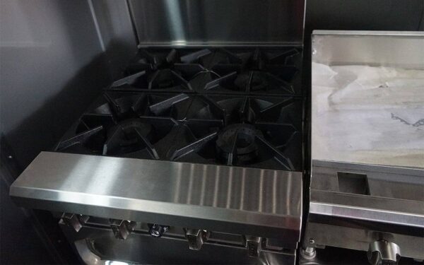 8.5' x 16' Charcoal Gray Concession Trailer with Appliances - Image 25