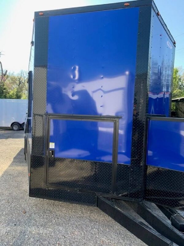 8.5 x 20' Cobalt Blue Food Vending Concession Food Trailer With Appliances - Image 11