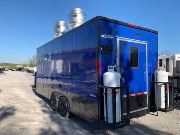 8.5 x 20' Cobalt Blue Food Vending Concession Food Trailer With Appliances - Image 6