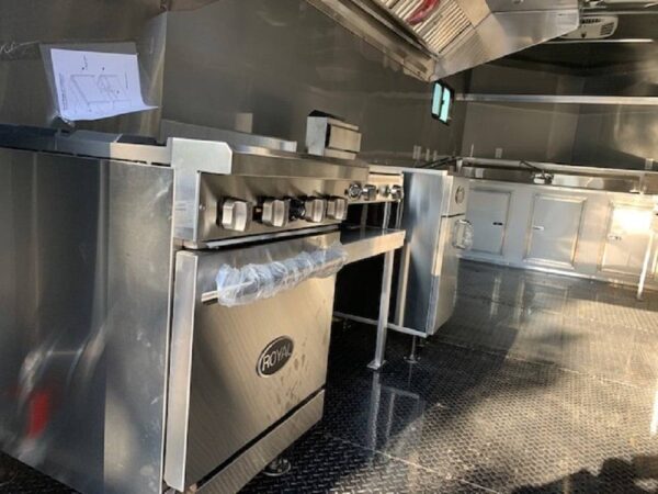 8.5 x 20' Cobalt Blue Food Vending Concession Food Trailer With Appliances - Image 9