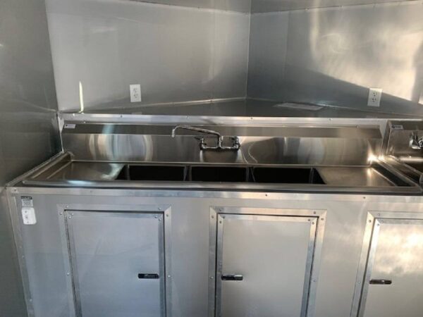 8.5 x 20' Cobalt Blue Food Vending Concession Food Trailer With Appliances - Image 2