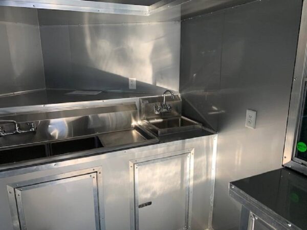 8.5 x 20' Cobalt Blue Food Vending Concession Food Trailer With Appliances - Image 3