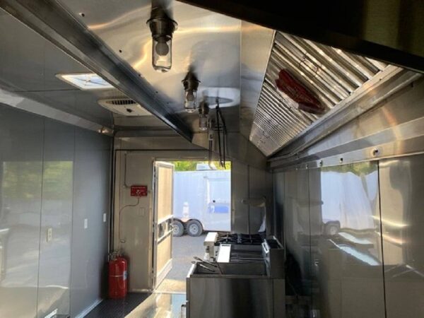 8.5 x 20' Cobalt Blue Food Vending Concession Food Trailer With Appliances - Image 8