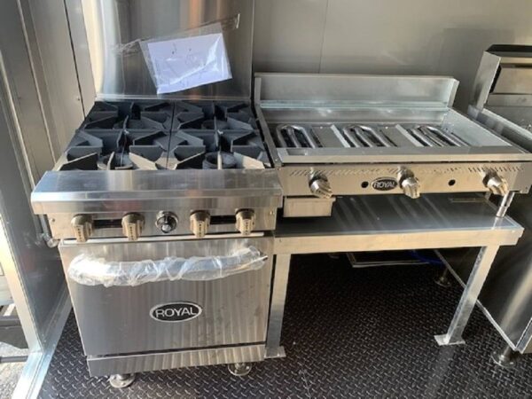 8.5 x 20' Cobalt Blue Food Vending Concession Food Trailer With Appliances - Image 19