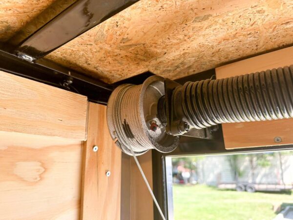 7x12 White V-Nose Enclosed Trailer (2) 3,500lb Axles Storage - Image 17
