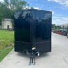 7x18 Black with Blackout Hybrid Enclosed Trailer (2) 7K Axles Storage - Image 2