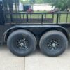 7x18 Black with Blackout Hybrid Enclosed Trailer (2) 7K Axles Storage - Image 12
