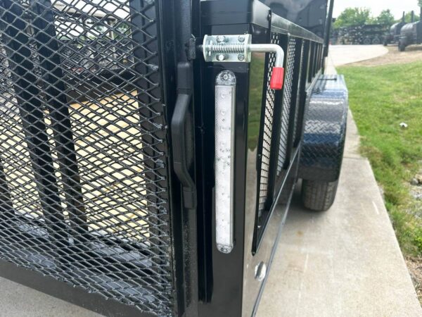 7x18 Black with Blackout Hybrid Enclosed Trailer (2) 7K Axles Storage - Image 15