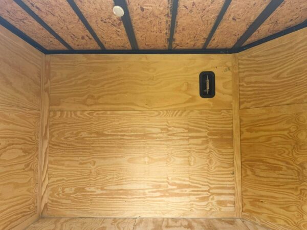 7x18 Black with Blackout Hybrid Enclosed Trailer (2) 7K Axles Storage - Image 18