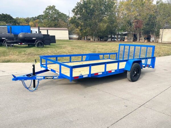 6'4" x 14 Utility Trailer Dovetail With Gate Powder Coated 3,500lb Axle - Image 22