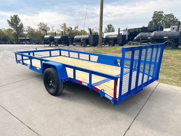 6'4" x 14 Utility Trailer Dovetail With Gate Powder Coated 3,500lb Axle - Image 20