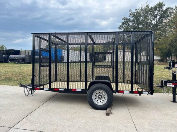 6.4x12 Straight Deck Aluminum Can Recycle Utility Trailer 3,500lb Axle with Brakes - Image 2