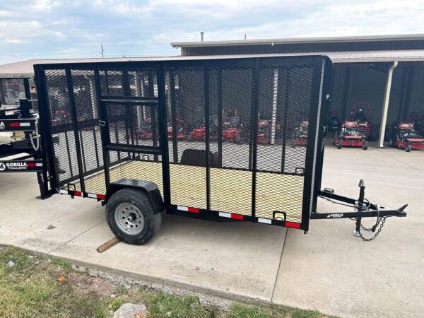 6.4x12 Straight Deck Aluminum Can Recycle Utility Trailer 3,500lb Axle with Brakes - Image 4
