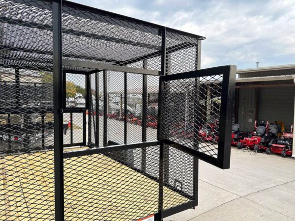 6.4x12 Straight Deck Aluminum Can Recycle Utility Trailer 3,500lb Axle with Brakes - Image 11