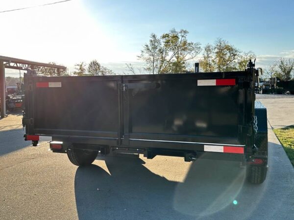 7x14 Gorilla Telescopic IBeam Dump Trailer with 2ft Sides (2) 7K Axles - Image 6