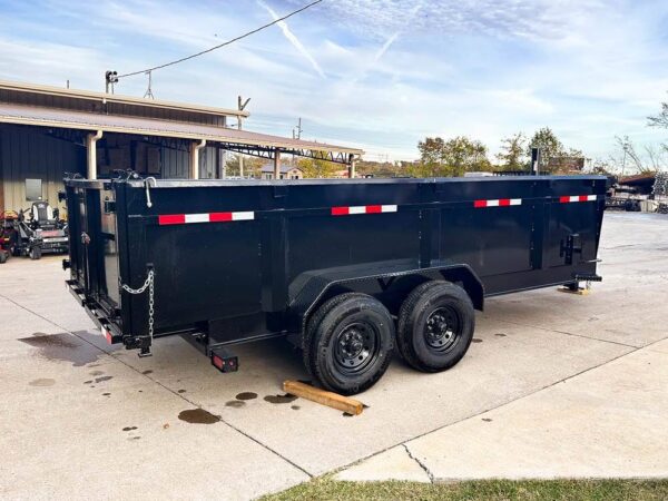 7x16 Gorilla Telescopic IBeam Dump Trailer with 3ft Sides (2) 7K Axles 14k GVWR - Image 6