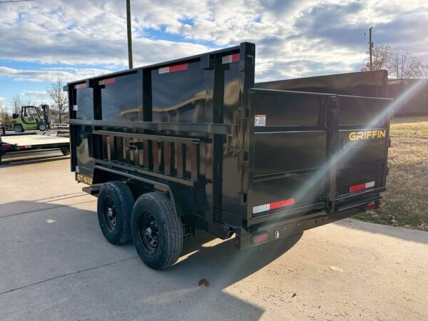 6x12 Hydraulic Dump Trailer with 4ft Sides (2) 5,200lb Axles - Image 4