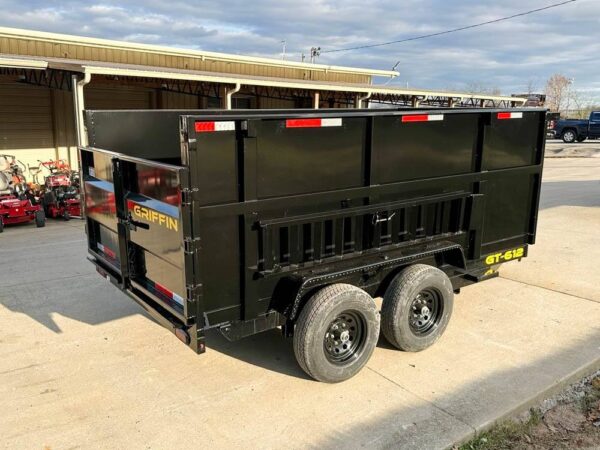 6x12 Hydraulic Dump Trailer with 4ft Sides (2) 5,200lb Axles - Image 7