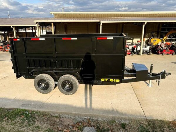 6x12 Hydraulic Dump Trailer with 4ft Sides (2) 5,200lb Axles - Image 8