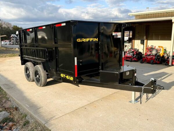 6x12 Hydraulic Dump Trailer with 4ft Sides (2) 5,200lb Axles - Image 9