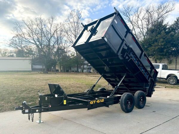 6x12 Hydraulic Dump Trailer with 4ft Sides (2) 5,200lb Axles - Image 2
