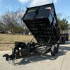 7x12 Hydraulic Dump Trailer with 3ft Sides (2) 6K Axles - Image 2
