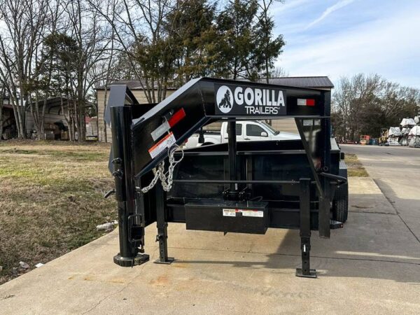 7x14 Gorilla Telescopic Gooseneck Dump Trailer - Image 2