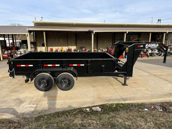 7x14 Gorilla Telescopic Gooseneck Dump Trailer - Image 8