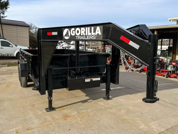 7x14 Gorilla Telescopic Gooseneck Dump Trailer - Image 10